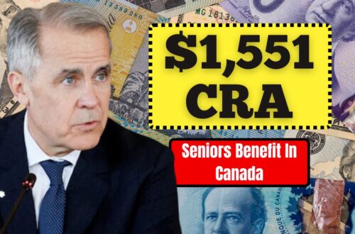 $1,551 CRA Seniors Benefit In Canada- Who Qualifies & When You Get It
