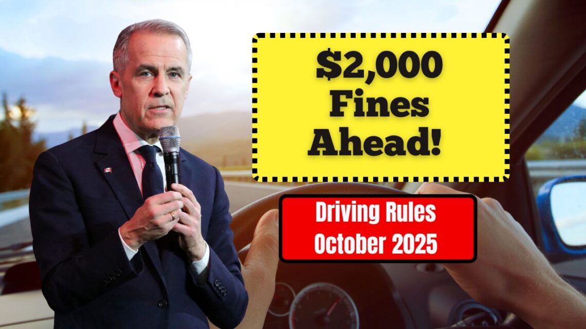 $2,000 Fines Ahead! Canada’s Updated Driving Rules October 2025