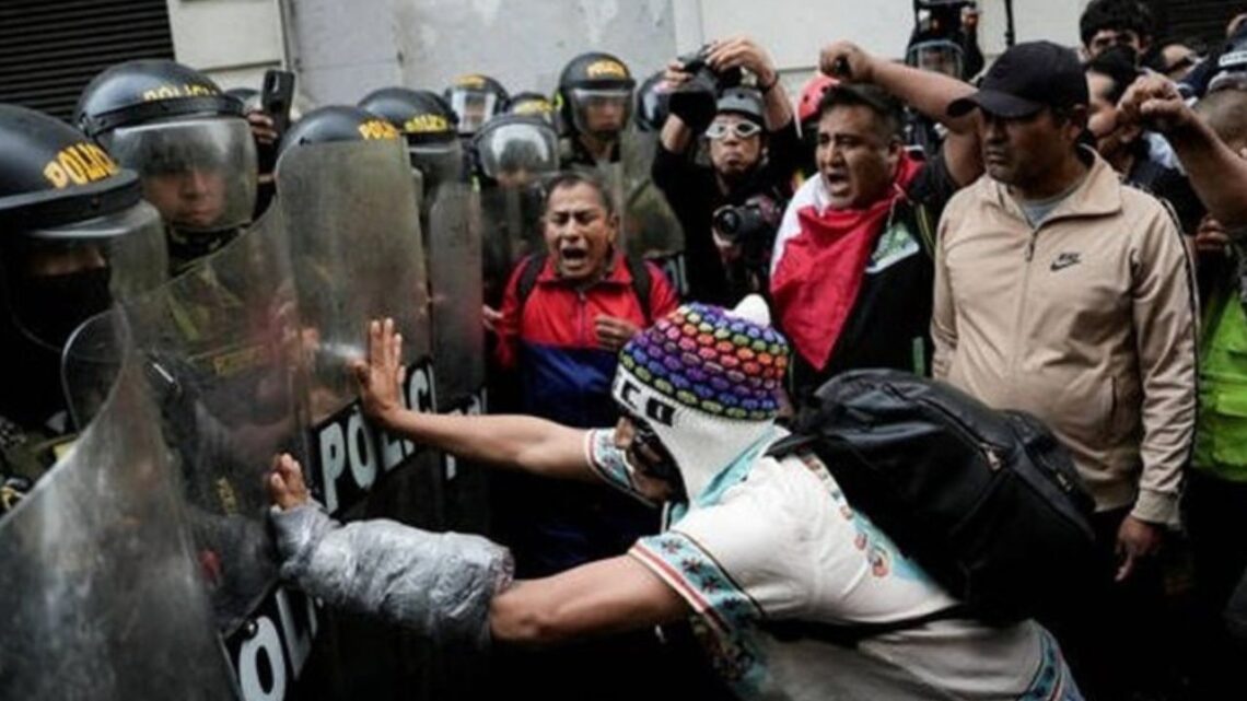 Anti-Government Protesters Clash With Police In Peru’s Capital