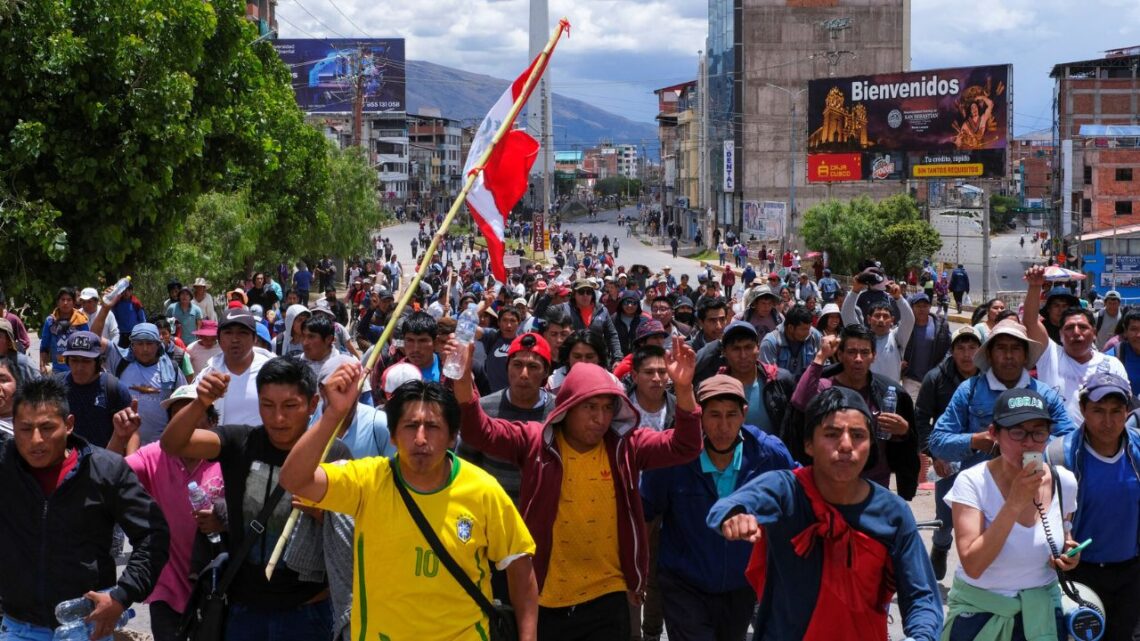 At Least 30 People Were Enjured And Six Others Detained During Anti-Government Protests In Lima, Peru