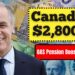 Canada OAS 2025- $2,800 Pension Boost Explained — Who Qualifies And When Payments Arrive