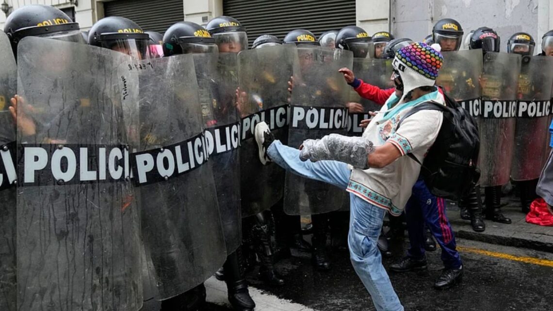 Explosive Youth Uprising In Peru- Gen Z Battles Police Over Corruption & Crime