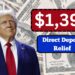 IRS Confirms $1,390 Direct Deposit Relief October 2025