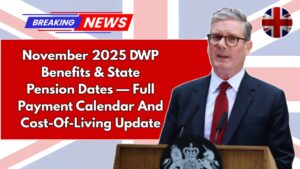November 2025 DWP Benefits & State Pension Dates — Full Payment Calendar And Cost-Of-Living Update